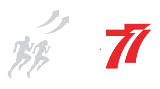 Logo Resmi HUT RI ke 77 2022