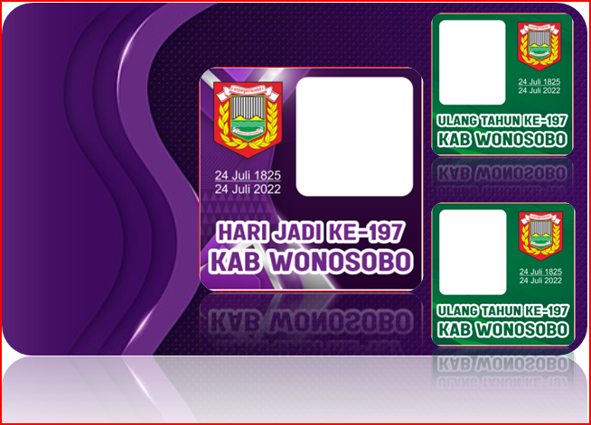 5+ Twibbon HUT Kabupaten Wonosobo ke-197 Tahun 2022