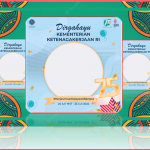 Twibbon Dirgahayu ke- 75 KEMNAKER RI Tahun 2022