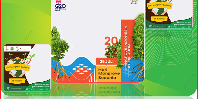 Twibbon Hari Mangrove Internasional Tahun 2022