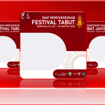 Twibbon FESTIVAL TABUT BENGKULU 2022