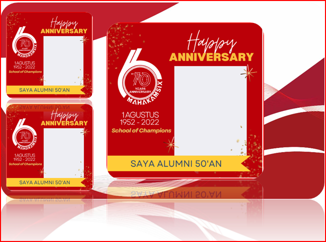 Twibbon Happy Anniversary 70 Tahun SMA 6 Jakarta 2022