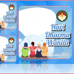 5+ Twibbon Dirgahayu Dharma Wanita Tahun 2022