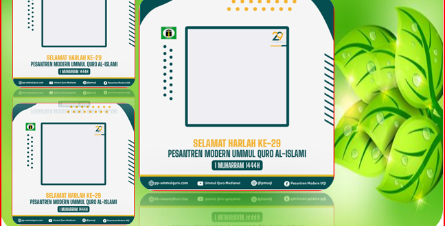 Twibbon Selamat Harlah ke-29 Pesantren Modern Ummul Quro Al Islami 2022