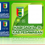 5 Twibbon Dirgahayu Kabupaten Pesawaran ke- 15 Tahun 2022