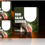 5+ Twibbon Hari Gajah Sedunia Tahun 2022