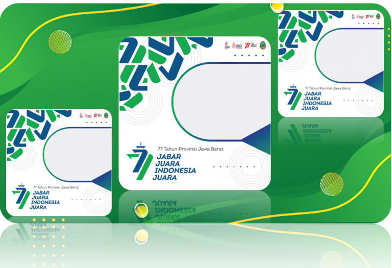 Twibbon HUT ke-77 Tahun Provinsi Jawa Barat Tahun 2022