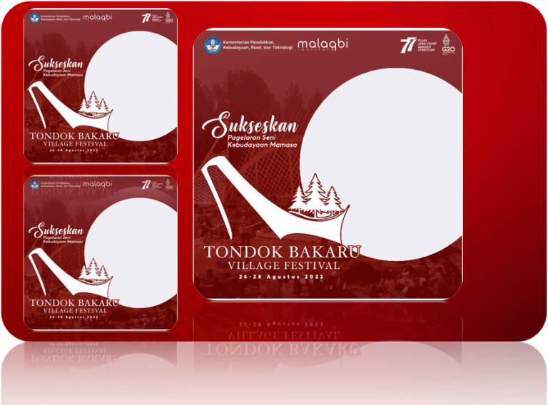 Twibbon Tondok Bakaru Village Festival Tahun 2022