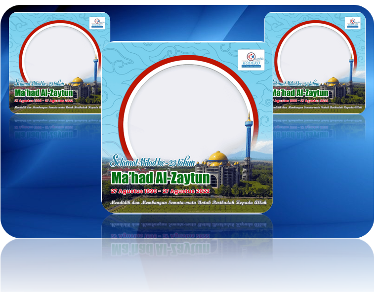 Twibbon Milad ke-23 Ma'had Al-Zaytun Tahun 2022