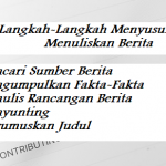 Langkah-langkah Menyusun Berita