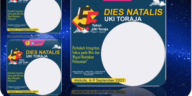 Twibbon Dies Natalis ke-55 UKI Universitas Kristen Indonesia Toraja 2022