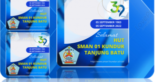Twibbon HUT ke-39 SMAN 01 KUNDUR Tanjung Batu 2022