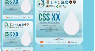 Twibbon City Sanitation Summit CSS ke-20 Tangerang 2022