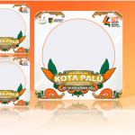 Twibbon HUT ke-44 Kota Palu Tahun 2022