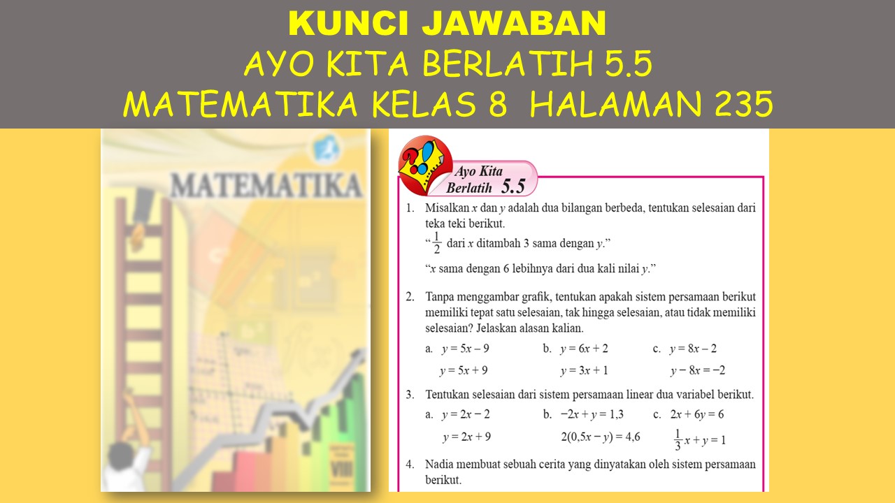 Kunci Jawaban Matematika Kelas 8 Halaman 235