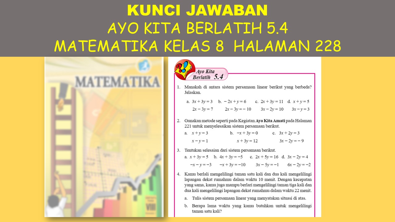Kunci Jawaban Matematika Kelas 8 Halaman 228 Bagian 2