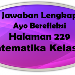 Jawaban Ayo Berefleksi Matematika Halaman 229 Kelas 10