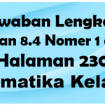 Jawaban Latihan Mandiri 8.4 Soal No 1 dan 2 Matematika Halaman 230 Kelas 10