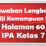Jawaban Uji Kemampuan No 2 IPA Halaman 60 Kelas 7