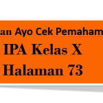 Jawaban Ayo Cek Pemahaman Soal No 2 IPA Kelas 10 Halaman 73