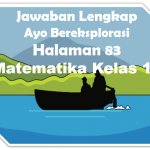 Jawaban Ayo Bereksplorasi Matematika Halaman 83 Kelas 10