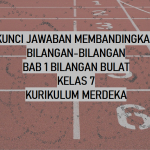 KUNCI JAWABAN MEMBANDINGKAN BILANGAN-BILANGAN