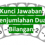 kunci jawaban penjumlahan dua bilangan