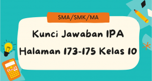 Kunci Jawaban IPA Halaman 173-175 Kelas 10