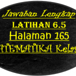 Jawaban Latihan 6.5 Matematika Halaman 165 Kelas 10
