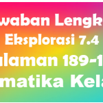 Jawaban Eksplorasi 7.4 Matematika Halaman 189-190 Kelas 10