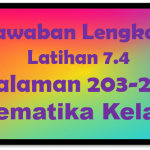 Jawaban Latihan 7.4 Matematika Halaman 203-204 Kelas 10