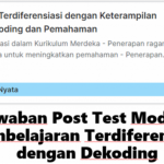 Jawaban Post Test Modul 2 Topik 13