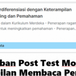 Jawaban Post Test Modul 3 Topik 13