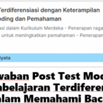 Jawaban Post Test Modul 4 Topik 13