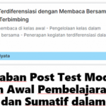 Jawaban Post Test Modul 2 Topik 15