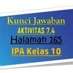Kunci Jawaban IPA Halaman 165 Kelas 10