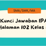 Kunci Jawaban IPA Halaman 102 Kelas 10