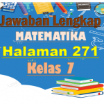 Jawaban Matematika Halaman 271 Kelas 7