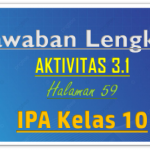 Kunci Jawaban IPA Halaman 59 Kelas 10