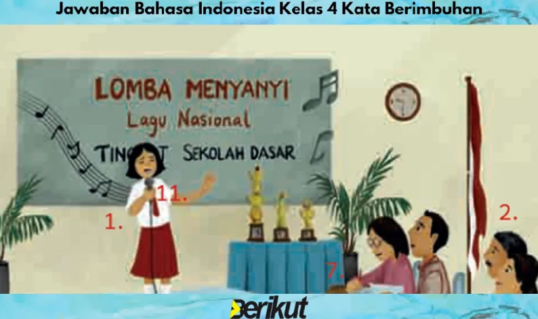 Jawaban Bahasa Indonesia Kelas 4 Kata Berimbuhan