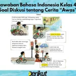 Jawaban Bahasa Indonesia Kelas 4 Soal Diskusi tentang Cerita “Awas”