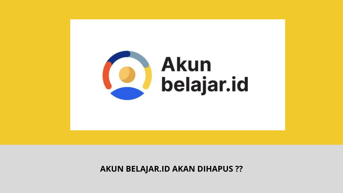 Akun belajar.id dihapus