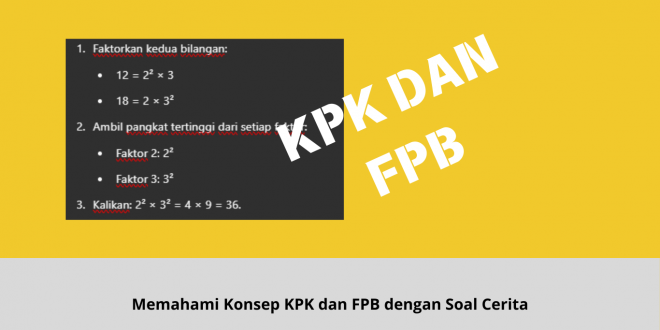 Konsep KPK dan FPB